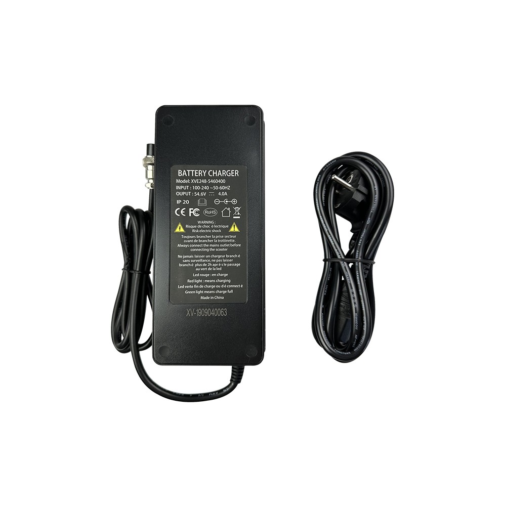 Chargeur 48V ??� 54.6V / 2A-4A (connecteur GX16-3p) (4 A)