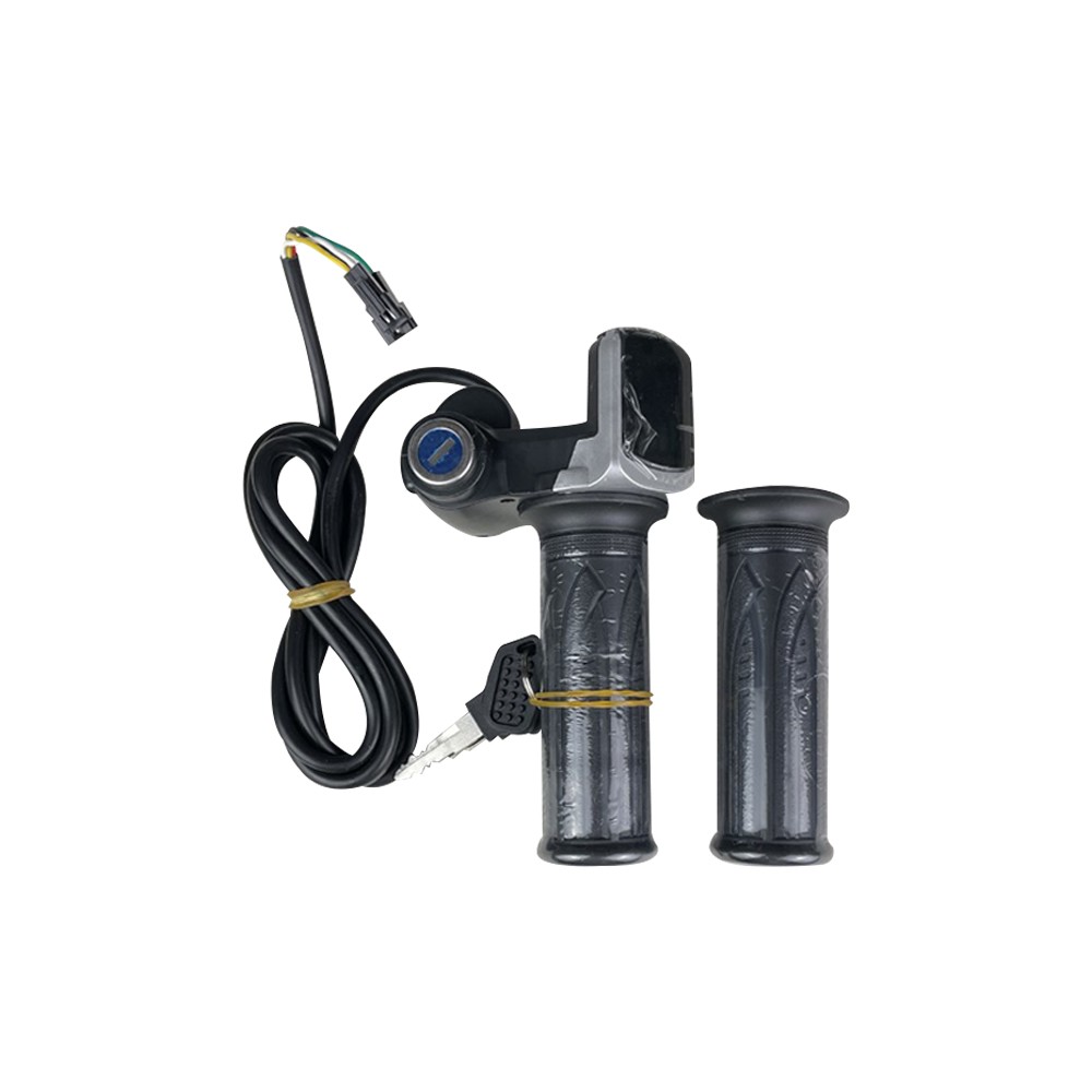 Poign�es d'acc�l�rateur Draisienne � clef avec �cran LED 48V