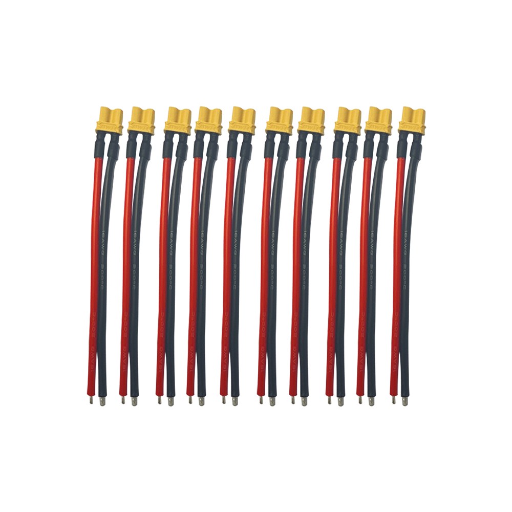 Pack Prises XT30 Avec Cables  X10 males + X10 femelles