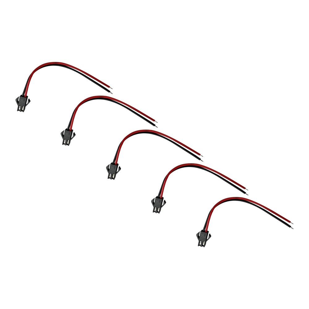 C�ble prise JST 2 pin femelle x5pcs