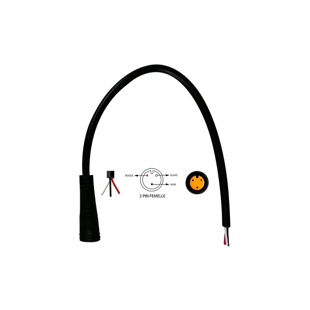 Connecteur �tanche 3 pins femelle