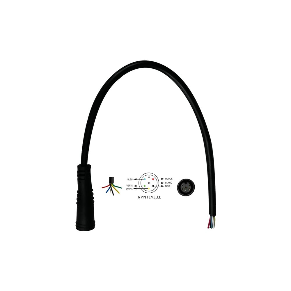 Connecteur �tanche 6 pins male