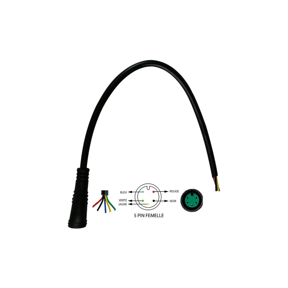 Connecteur �tanche 5 pins femelle