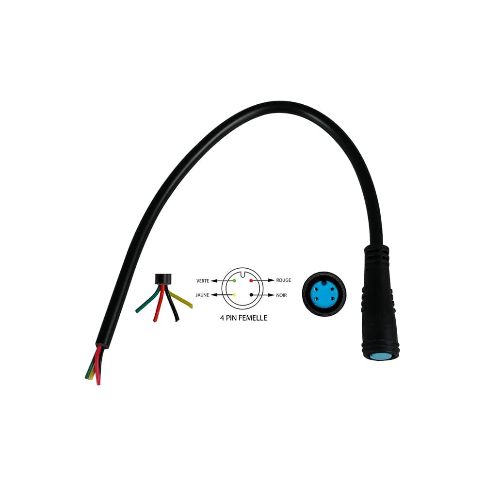 Connecteur �tanche 4 pins femelle