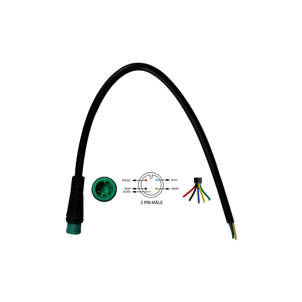 Connecteur �tanche 5 pins Male